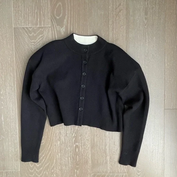 Zara Black Cardigan Sweater - Picture 4 of 5